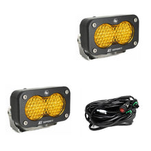 Load image into Gallery viewer, S2 Sport Black LED Auxiliary Light Pod Pair - Universal
