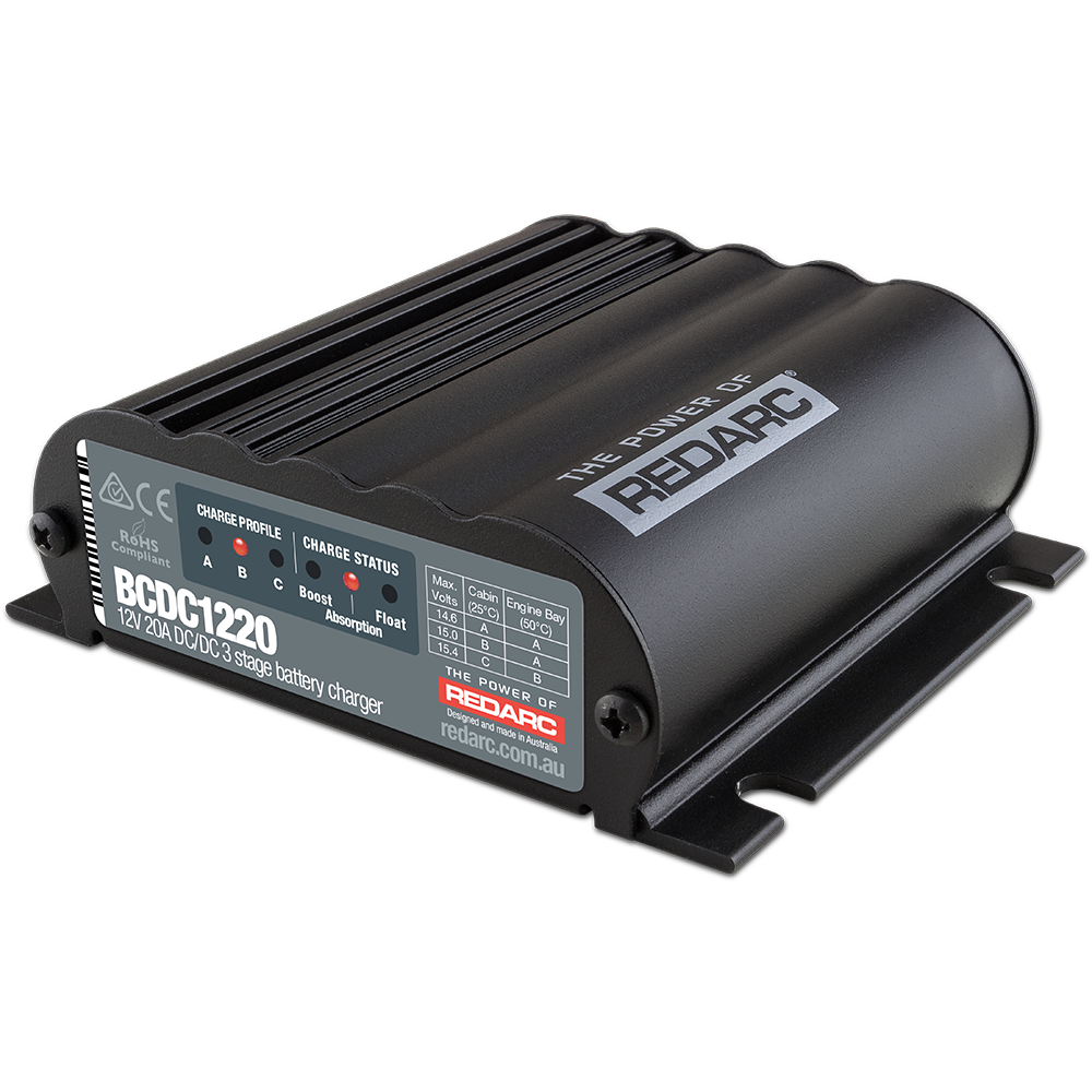 REDARC BCDC In-Vehicle Dual Battery Chargers